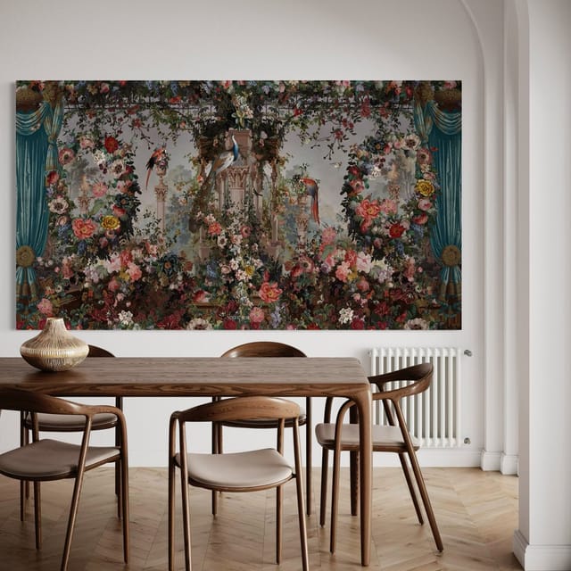 Tenture en velours Paradise · 247 × 137 cm · Intérieur
