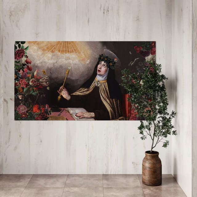 Tenture en velours Benediction · 137 × 247 cm · Intérieur