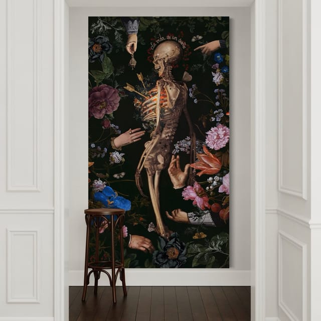 Tenture en velours Vida · 137 × 247 cm · Intérieur