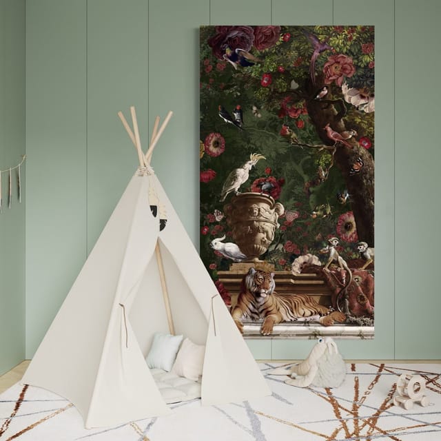 Tenture en velours Machli · 137 × 247 cm · Intérieur