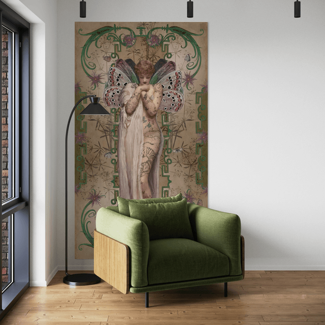 Tenture en velours Angel · 137 × 247 cm · Intérieur