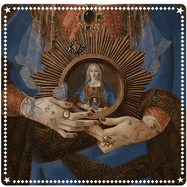 Tapis de tirage Madonna suprema · TAPIS DE TIRAGE MADONNA SUPREMA