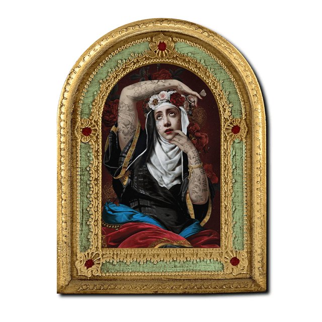 Tablette religieuse Sainte rita · A5 (15X21 cm)