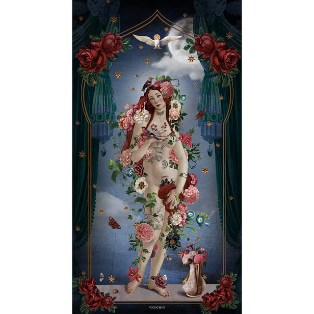 Bâche pvc Venus tsigane · 80 × 140 cm · Extérieur