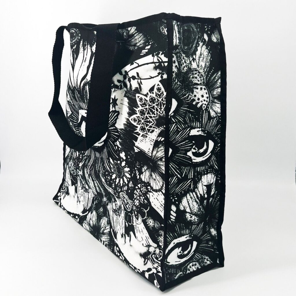 GRAND TOTE BAG PAPILLON NOIR – Image 3