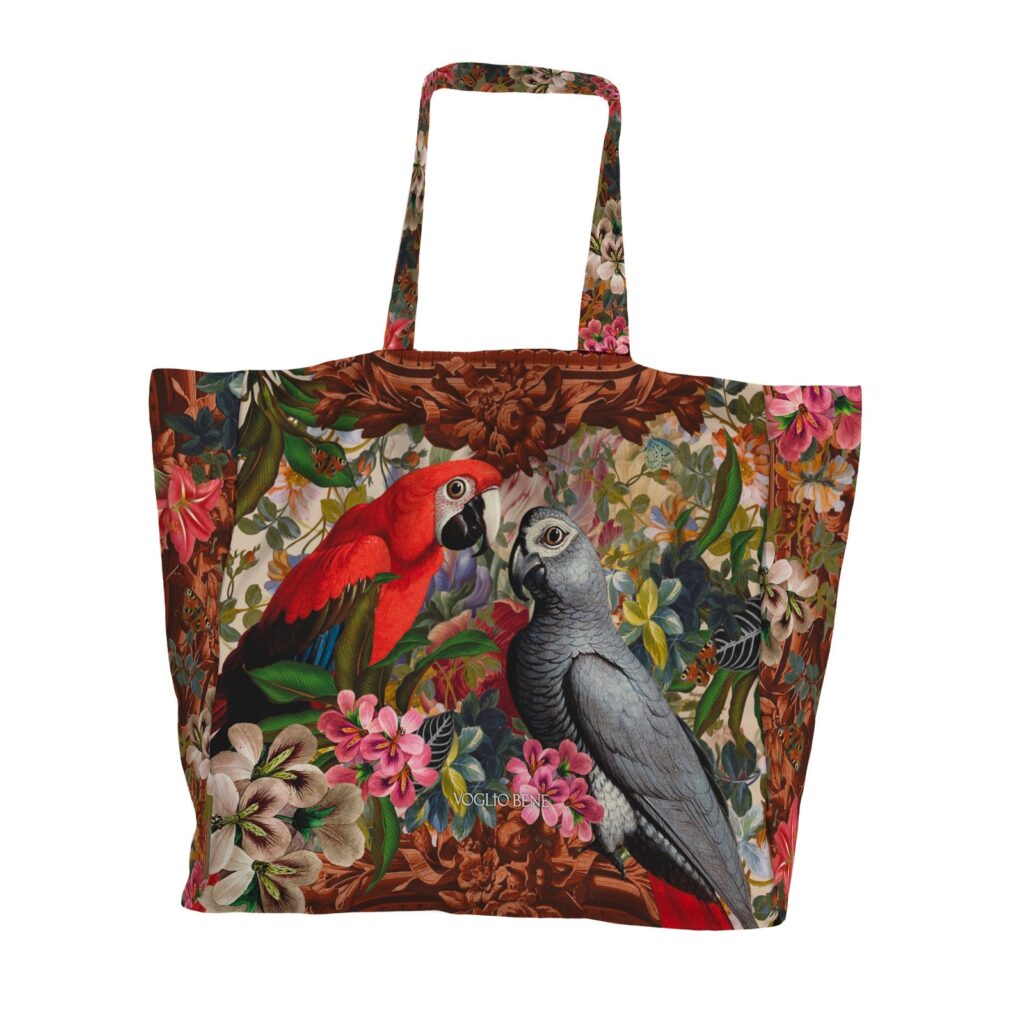 GRAND SAC CABAS PERROQUETS – Image 2