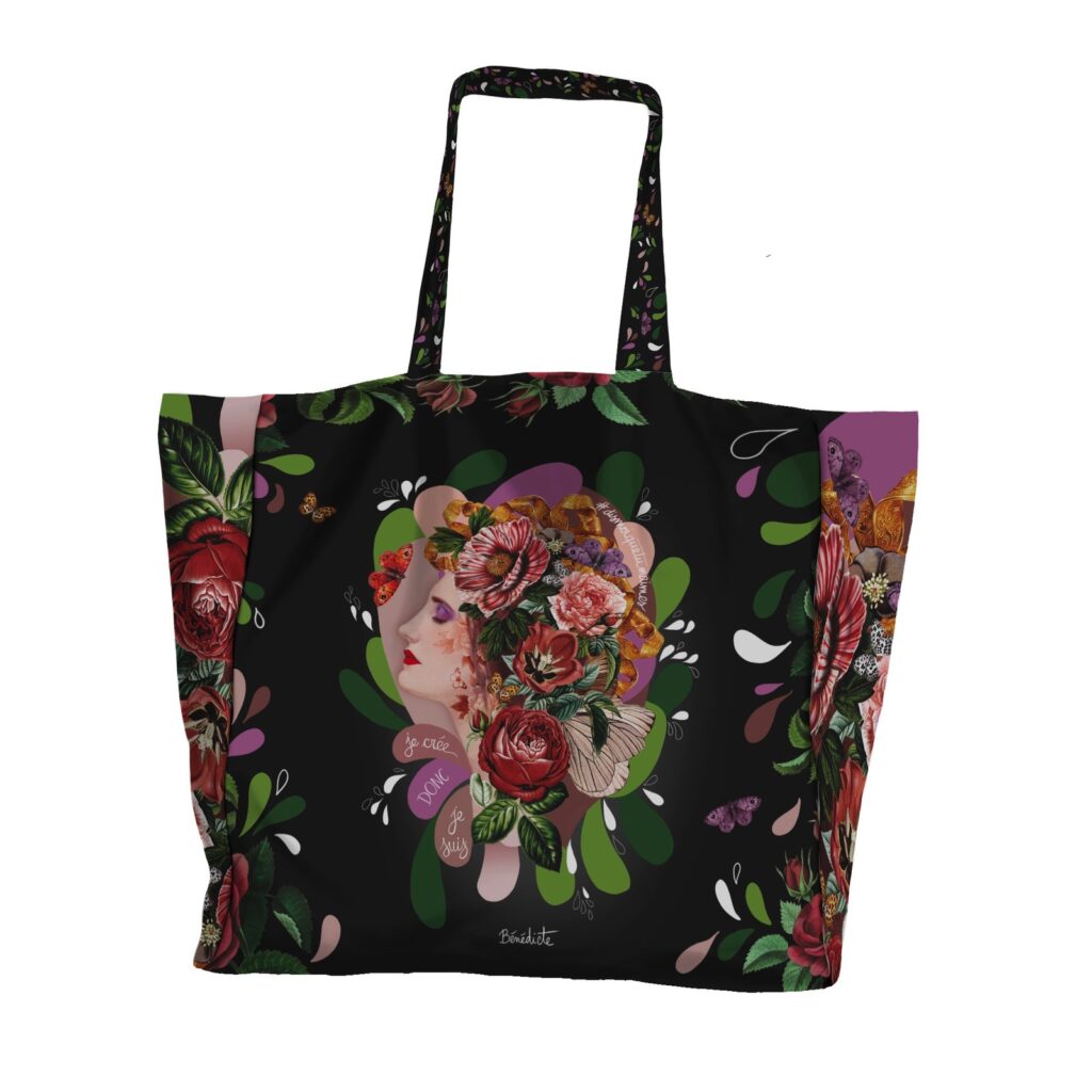 GRAND SAC CABAS JE PENSE