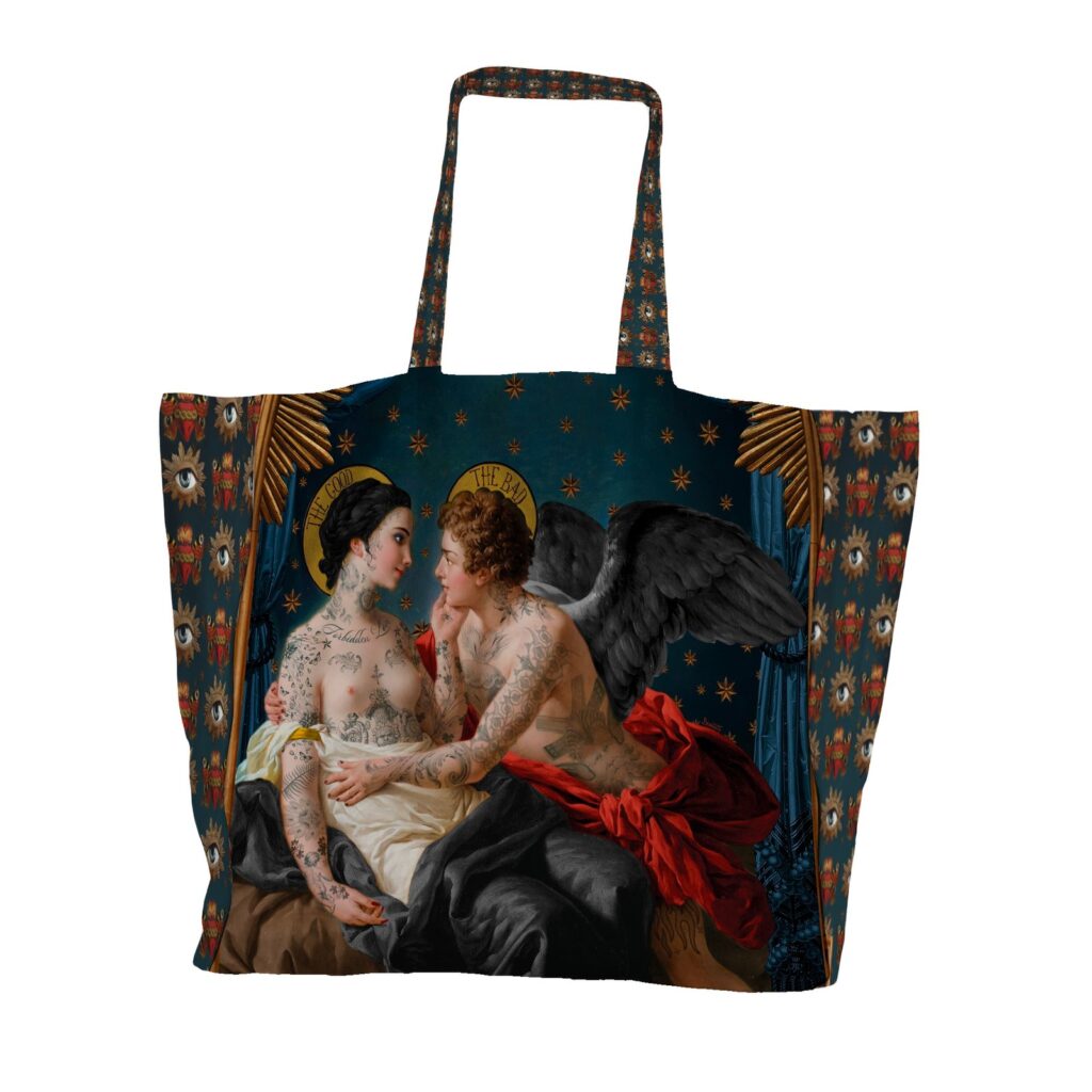 GRAND SAC CABAS L'UN CONTRE L'ÊTRE