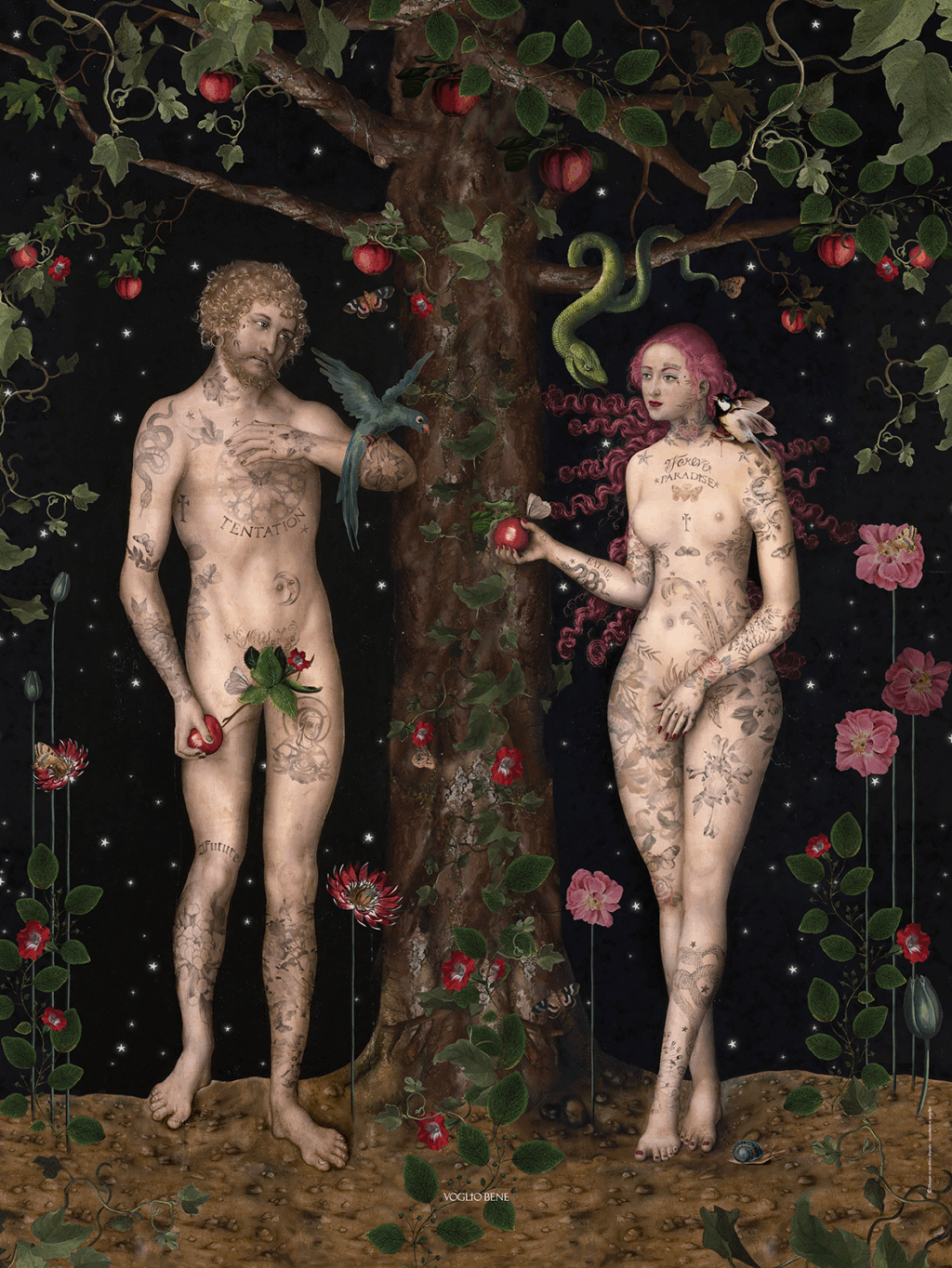 AFFICHE A3 ADAM ET EVE
