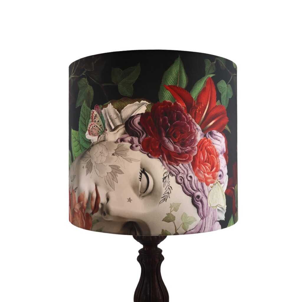 ABAT JOUR TAMBOUR 40X36CM SANS FRANGE APHRODITE