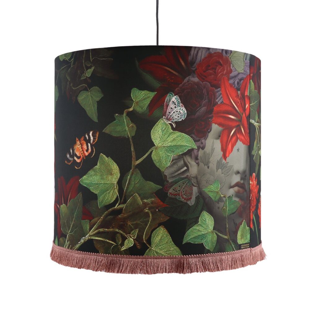 PLAFONNIER / SUSPENSION 40X36CM FRANGES APHRODITE – Image 2