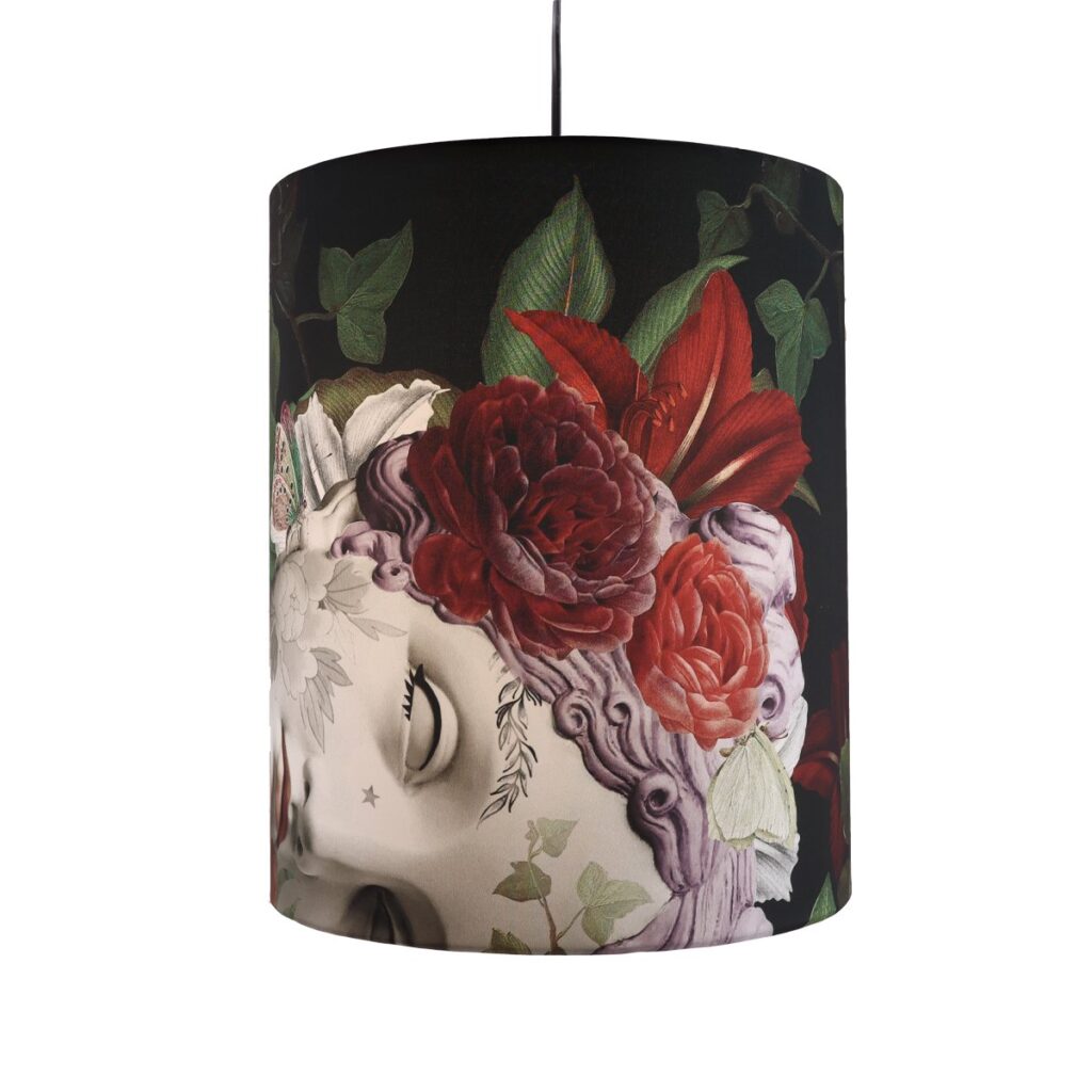 PLAFONNIER / SUSPENSION 30X36CM SANS FRANGES APHRODITE – Image 2