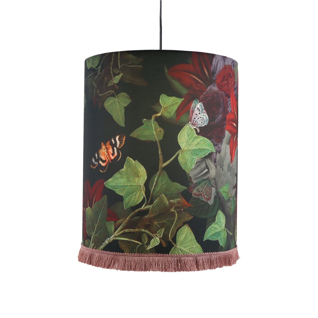 PLAFONNIER / SUSPENSION 30X36CM FRANGES APHRODITE – Image 2
