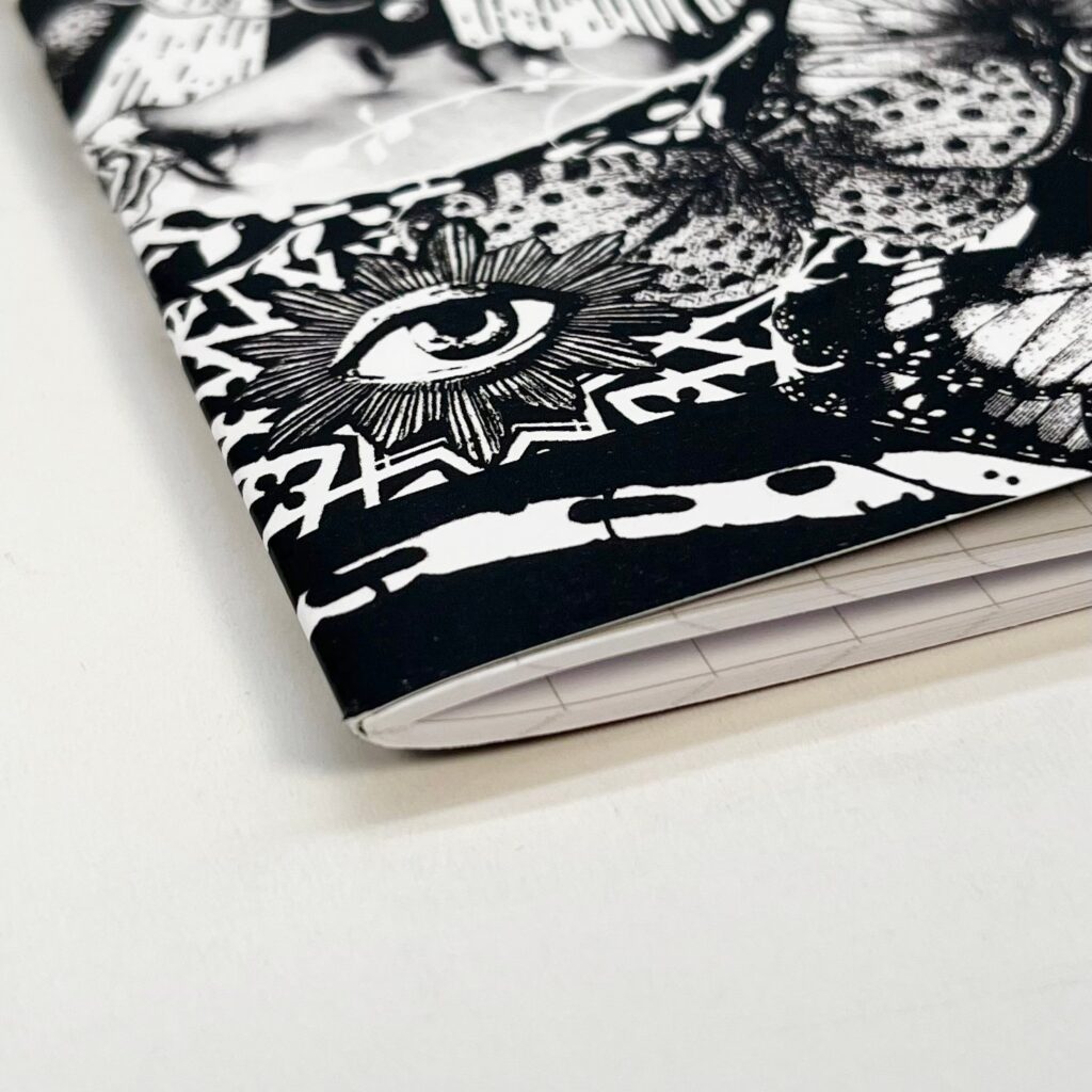 CAHIER A5 PAPILLON NOIR – Image 2