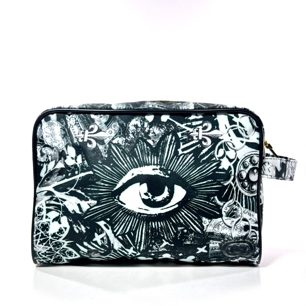 TROUSSE DE TOILETTE PAPILLON NOIR