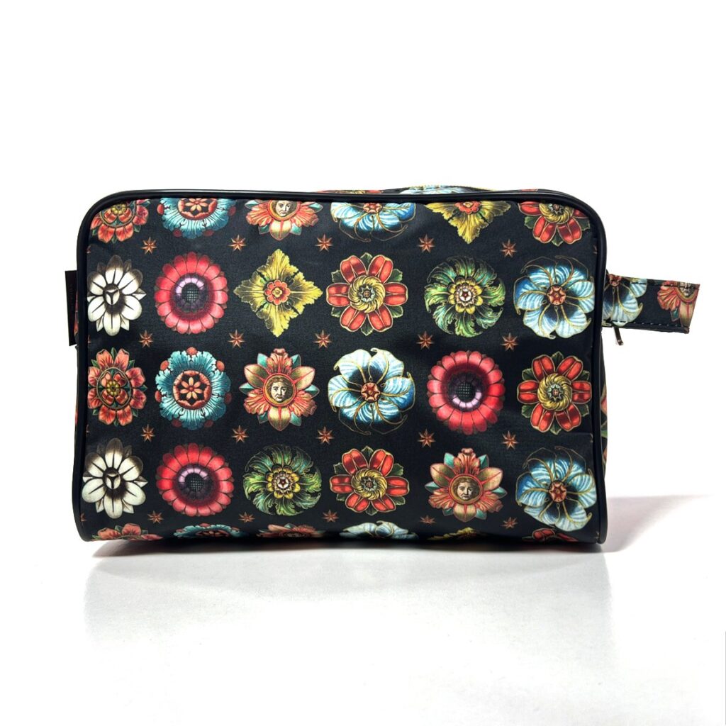 TROUSSE DE TOILETTE ROSACES