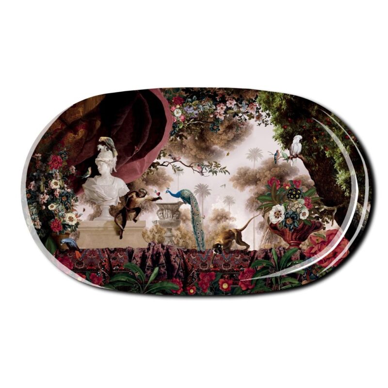 PLATEAU 55X33CM JARDIN ORIENTAL