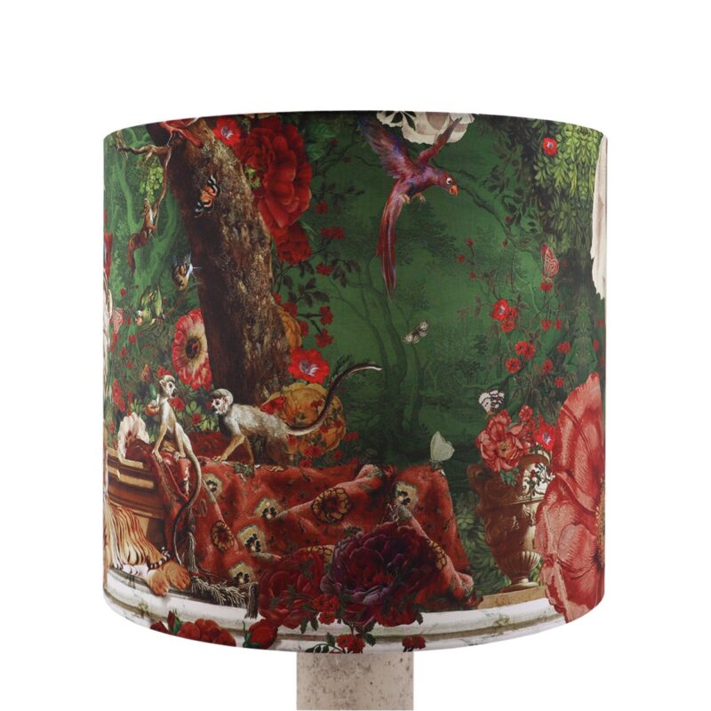 ABAT JOUR TAMBOUR 40X36CM SANS FRANGE MACHLI