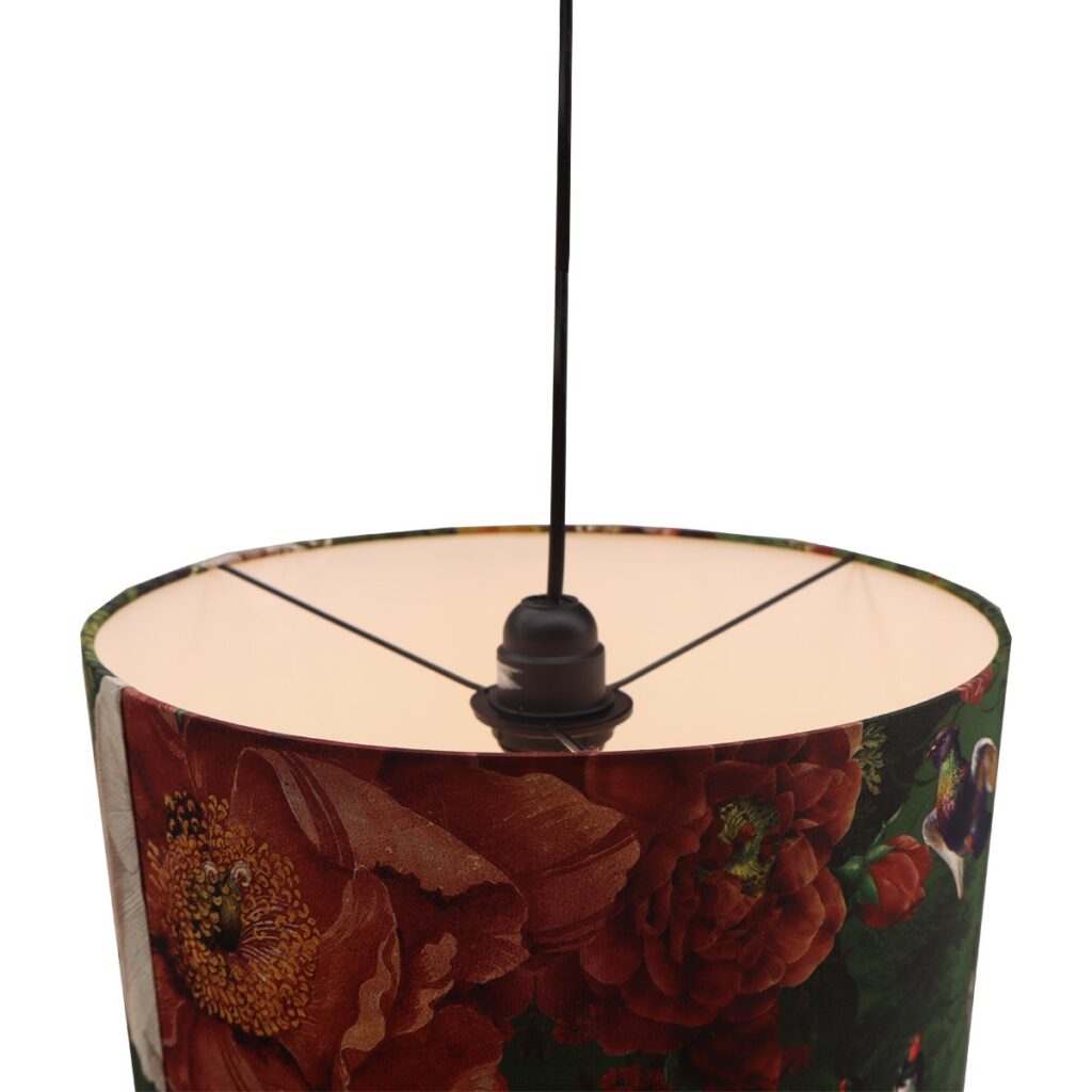 PLAFONNIER / SUSPENSION 30X36CM SANS FRANGES MACHLI – Image 3