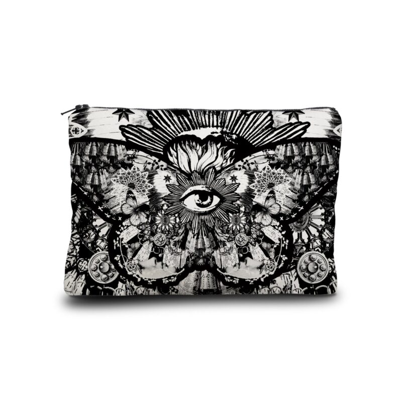 PORTE MONNAIE PAPILLON NOIR