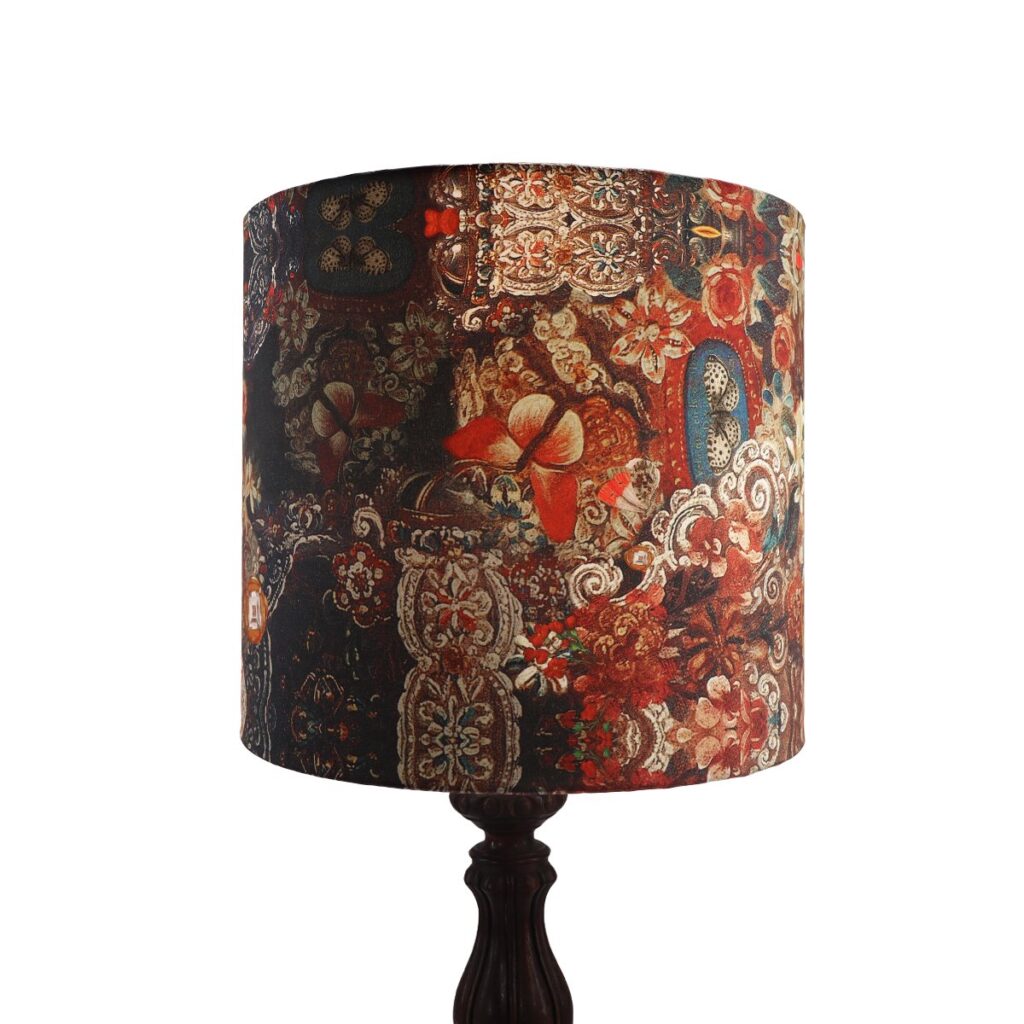 ABAT JOUR TAMBOUR 40X36CM SANS FRANGE PRAYER – Image 2