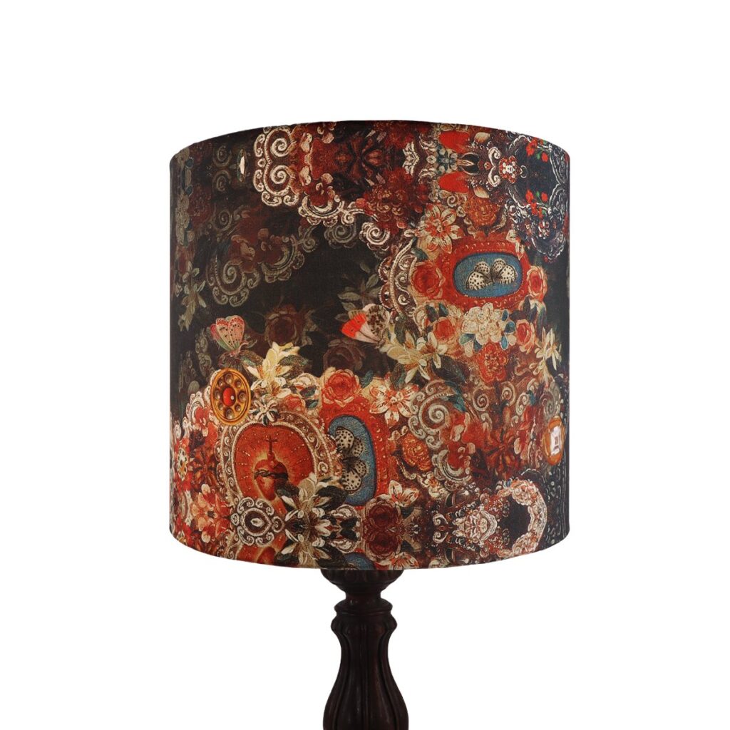 ABAT JOUR TAMBOUR 40X36CM SANS FRANGE PRAYER