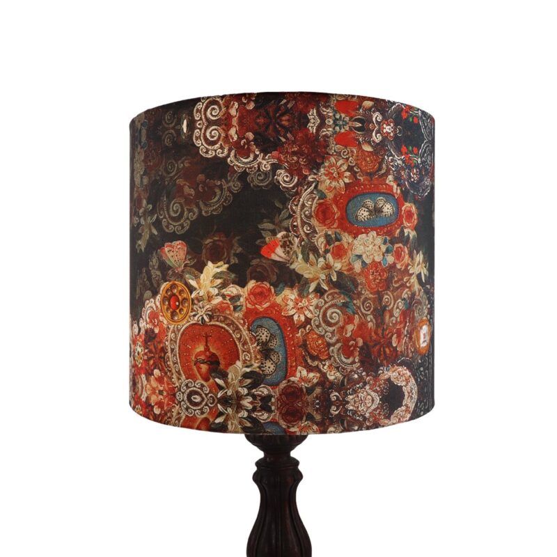ABAT JOUR TAMBOUR 40X36CM SANS FRANGE PRAYER