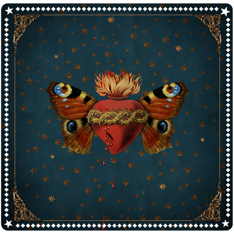 TAPIS DE TIRAGE PAPILLON SACRE