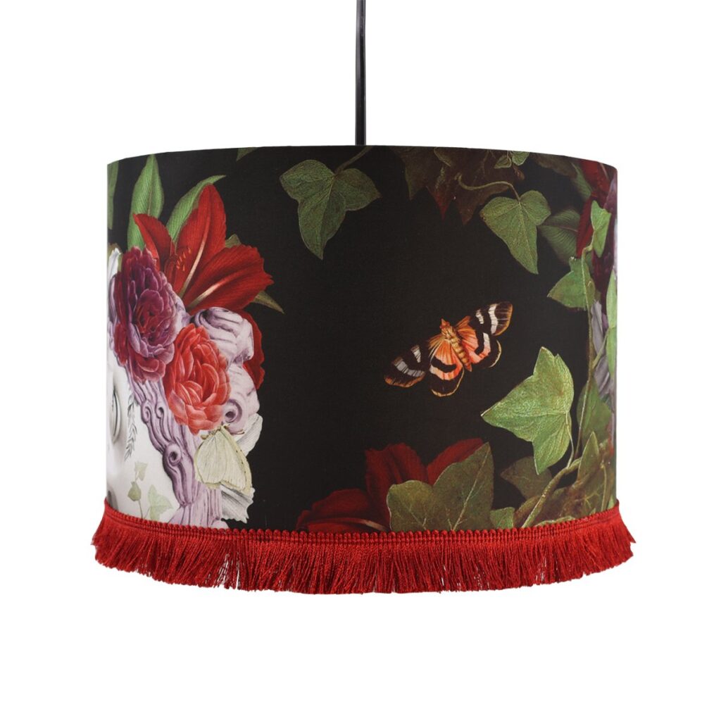 PLAFONNIER / SUSPENSION 30X20CM FRANGES APHRODITE – Image 2