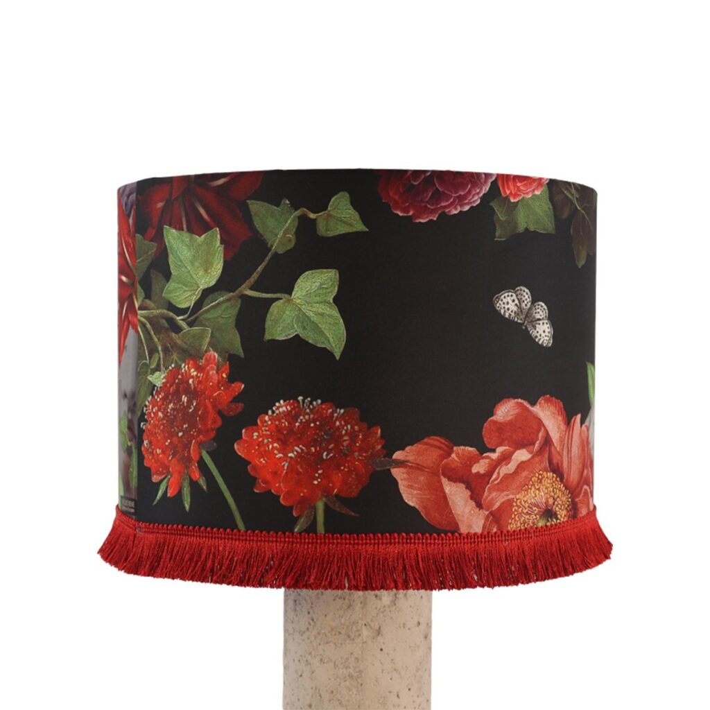 ABAT JOUR TAMBOUR 30X20CM AVEC FRANGE APHRODITE – Image 3