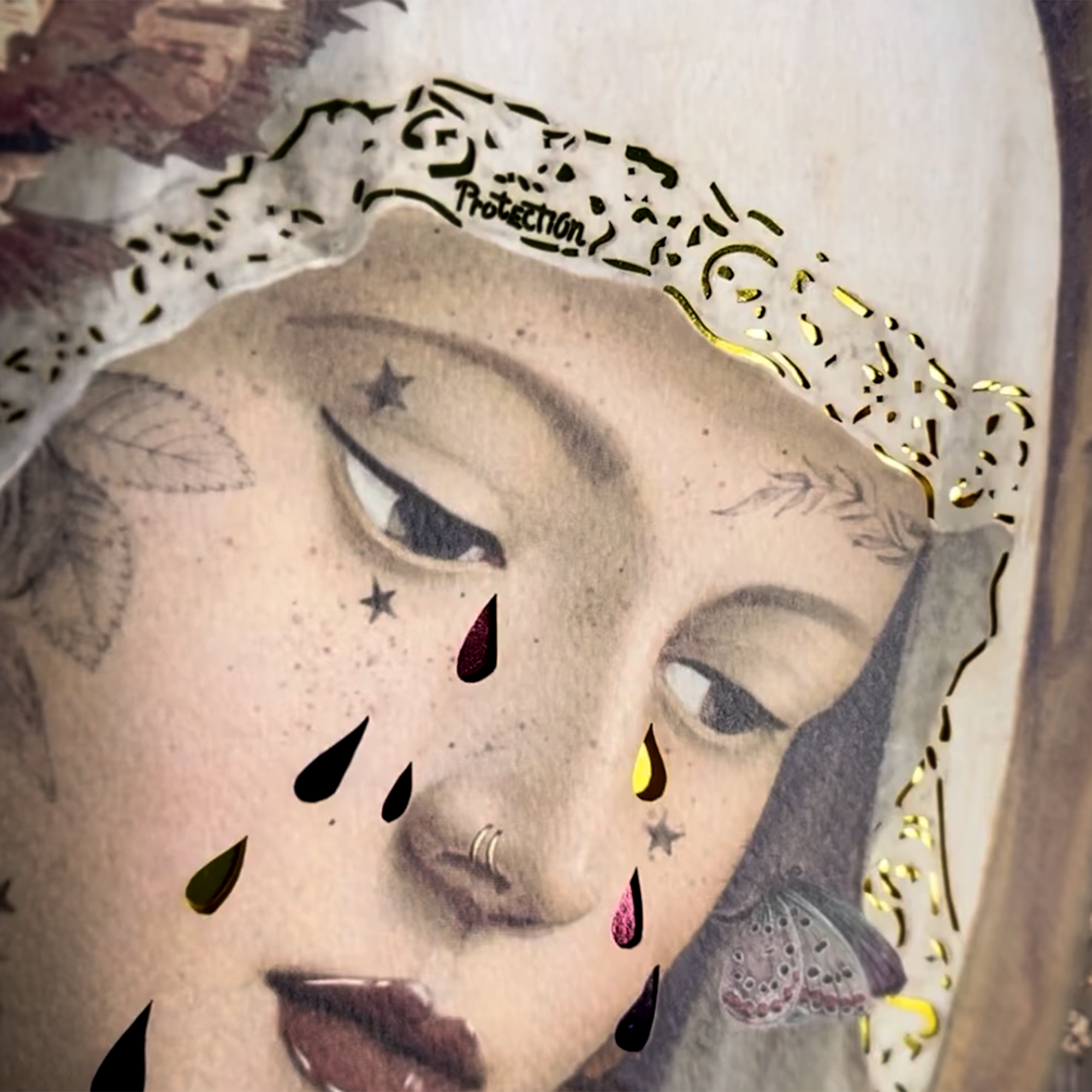 Affiche d'art fleur bleue – Image 4