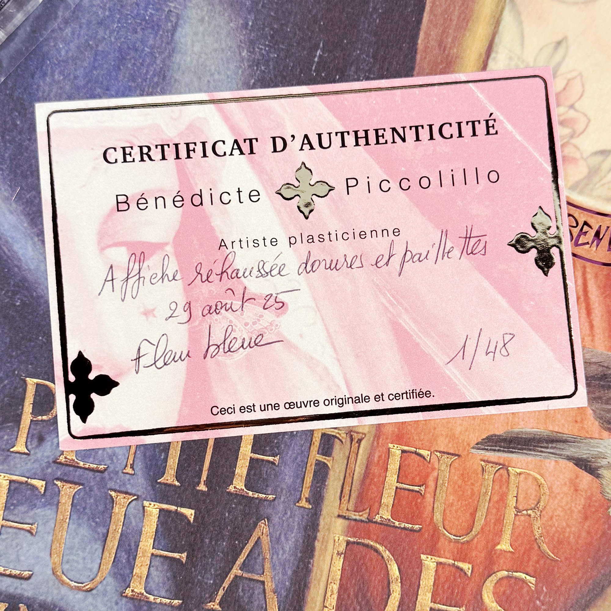 Affiche d'art fleur bleue – Image 5