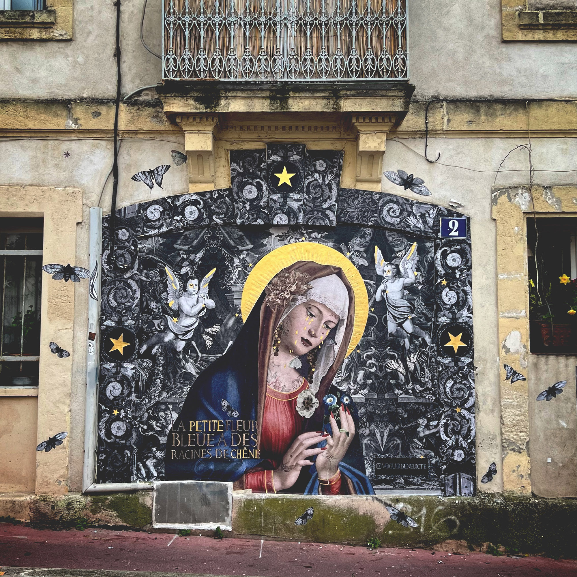 Affiche d'art fleur bleue – Image 6