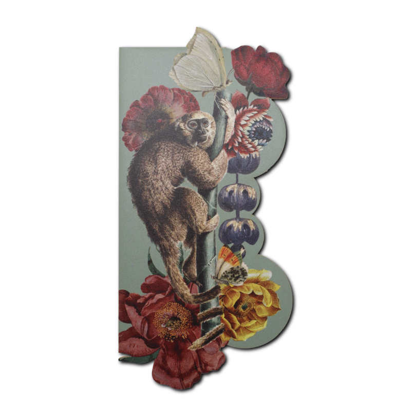 MARQUE PAGE SILHOUETTE JUNGLE