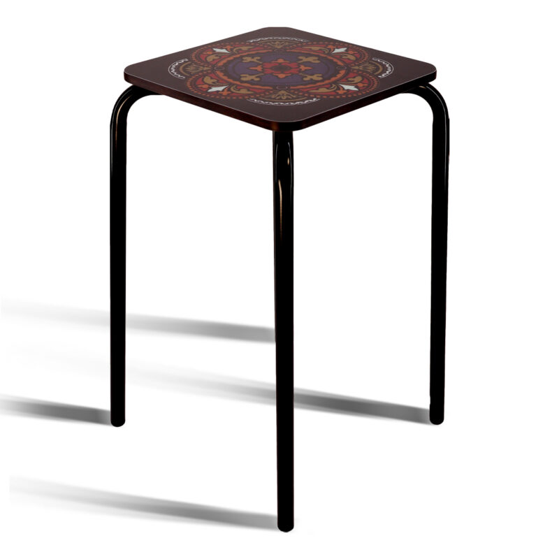 TABOURET VITRAIL